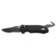 Benchmade Triage Automatic Folding Knife, 3.58 in, N680/440C Steel, ComboEdge, BK1 Coated Blade, Aluminum/G10, Black Handle, 9170SBK