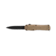 Benchmade Autocrat Automatic Folding Knife, 3.71in, Double Edge Blade, Coyote Brown Handle, 3400BK-2