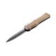 Benchmade Autocrat Automatic Folding Knife, 3.71in, Double Edge Blade, Coyote Brown Handle, 3400BK-2