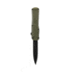 Benchmade Autocrat Automatic Folding Knife, 3.71in, Double Edge Blade, Olive Drab Handle, 3400BK-1