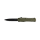 Benchmade Autocrat Automatic Folding Knife, 3.71in, Double Edge Blade, Olive Drab Handle, 3400BK-1