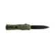 Benchmade Autocrat Automatic Folding Knife, 3.71in, Double Edge Blade, Olive Drab Handle, 3400BK-1
