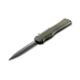 Benchmade Autocrat Automatic Folding Knife, 3.71in, Double Edge Blade, Olive Drab Handle, 3400BK-1