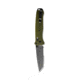 Benchmade Bailout Folding Knife, 3.38in, CPM-M4 Serrated Tanto Blade, Woodland Green Handle, 537SGY-1