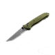 Benchmade Bailout Folding Knife, 3.38in, CPM-M4 Serrated Tanto Blade, Woodland Green Handle, 537SGY-1