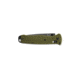 Benchmade Bailout Folding Knife, 3.38in, CPM-M4 Serrated Tanto Blade, Woodland Green Handle, 537SGY-1