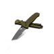 Benchmade Bailout Folding Knife, 3.38in, CPM-M4 Serrated Tanto Blade, Woodland Green Handle, 537SGY-1