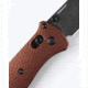Benchmade Bailout Folding Knife, 3.38in, Plain, CPM-Magnacut Stainless Steel, Tanto, 6061-T6 Aluminum, Burnt Copper, 537BK-07