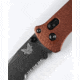Benchmade Bailout Folding Knife, 3.38in, Serrated, CPM-Magnacut Stainless Steel, Tanto, 6061-T6 Aluminum, Burnt Copper, 537SBK-07