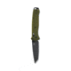 Benchmade Bailout Folding Knife, 3.38in, CPM-M4 Non Serrated Tanto Blade, Woodland Green anodized 6061-T6 aluminum handle, 537GY-1