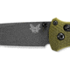 Benchmade Bailout Folding Knife, 3.38in, CPM-M4 Non Serrated Tanto Blade, Woodland Green anodized 6061-T6 aluminum handle, 537GY-1