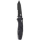 Benchmade Barrage Osborne Knife, Combo Edge BK Coated Tanto Blade &amp; Black Handle 583SBK