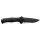 Benchmade Claymore Automatic Folding Knife, 3.6in, CPM-D2 Tool Steel, Drop Point Blade, Textured Grivory With SS Liners Black Handle, 9070SBK
