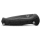 Benchmade Claymore Automatic Folding Knife, 3.6in, CPM-D2 Tool Steel, Drop Point Blade, Textured Grivory With SS Liners Black Handle, 9070SBK