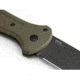 Benchmade Claymore Automatic Folding Knife, 3.6in, CPM-D2 Steel, Drop Point Blade, Textured Grivory With SS Liners Foliage Green Handle, 9070BK-1