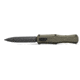 Benchmade Claymore OTF Dagger Automatic Folding Knife, 3.89in, CPM-D2 Steel, Dagger Blade, Grivory Ranger Green, 3370GY-1
