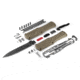 Benchmade Claymore OTF Dagger Automatic Folding Knife, 3.89in, CPM-D2 Steel, Dagger Blade, Grivory Ranger Green, 3370GY-1