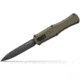 Benchmade Claymore OTF Dagger Automatic Folding Knife, 3.89in, CPM-D2 Steel, Dagger Blade, Grivory Ranger Green, 3370GY-1
