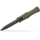 Benchmade Claymore OTF Dagger Automatic Folding Knife, 3.89in, CPM-D2 Steel, Dagger Blade, Grivory Ranger Green, 3370GY-1