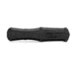 Benchmade Claymore OTF Dagger Automatic Folding Knife, 3.89in, CPM-D2 Steel, Dagger Blade, Serrated, Grivory Black, 3370SGY