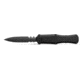 Benchmade Claymore OTF Dagger Automatic Folding Knife, 3.89in, CPM-D2 Steel, Dagger Blade, Serrated, Grivory Black, 3370SGY