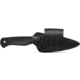 Benchmade Dacian Fixed Blade Knife, 3.54in, CPM-Magnacut Stainless Steel, Spear-Point, Micarta, Black Canvas, Black Sheath, 203BK-02
