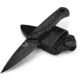 Benchmade Dacian Fixed Blade Knife, 3.54in, CPM-Magnacut Stainless Steel, Spear-Point, Micarta, Black Canvas, Black Sheath, 203BK-02