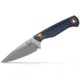 Benchmade Dacian Fixed Blade Knife, 3.54in, Magnacut Stainless Steel, Spear-Point, Micarta, Blue Denim, Brown Sheath, 203-04