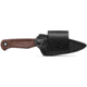 Benchmade Dacian Fixed Blade Knife, 3.54in, Magnacut Stainless Steel, Spear-Point, Micarta, Brown Canvas, Black Sheath, 203BT-03