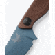 Benchmade Dacian Fixed Blade Knife, 3.54in, Magnacut Stainless Steel, Spear-Point, Micarta, Brown Canvas, Black Sheath, 203BT-03