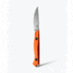 Benchmade Flyway Fixed Blade Knife, 2.7in, CPM-154 Stainless Steel, Straight Back Blade, G10, Orange Handle, 15700