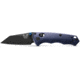 Benchmade Full Immunity Folding Knife, 2.5in, CPM-M4 Cobalt Black Cerakote, Wharncliffe Blade, Crater Blue Aluminum Handle, 290BK