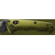Benchmade Full Immunity Folding Knife, Axis, Stud, 2.5in, CPM-M4, Wharncliffe Blade, Woodland Green Aluminum Handle, 290BK-2