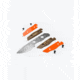Benchmade Hidden Canyon Hunter Fixed Blade Knife, 2.79in, CPM-S90V Stainless Steel, Drop Point Blade, Richlite G10, Orange G10 Base Layer Handle, 15017-1