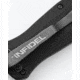 Benchmade Infidel Automatic Folding Knife, 3.91in, CPM-D2 Steel, Double-Edged Dagger, Black, 3300BK