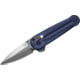 Benchmade Lowden Folding Knife, 2.79in, M390 Stainless Steel, Spear-Point, 6061-T6 Aluminum, Crater Blue, 491