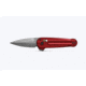 Benchmade Lowden Folding Knife, 2.79in, M390 Stainless Steel, Spear-Point, 6061-T6 Aluminum, Phoenix Red, 491GY-01