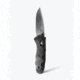 Benchmade Mini-Barrage Folding Knife, Plain Edge, Satin Blade 585