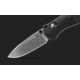 Benchmade Mini-Barrage Folding Knife, Plain Edge, Satin Blade 585
