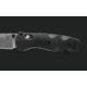 Benchmade Mini-Barrage Folding Knife, Plain Edge, Satin Blade 585