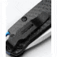 Benchmade Mini Bugout Folding Knife, 2.82in, CPM-S90V Stainless Steel, Drop Point Blade, Carbon Fiber 3K Twill, Black Handle, 533-3