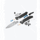 Benchmade Mini Bugout Folding Knife, 2.82in, CPM-S90V Stainless Steel, Drop Point Blade, Carbon Fiber 3K Twill, Black Handle, 533-3