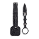 Benchmade Mini SOCP Fixed Blade Knife, 2.22in 440C Stainless Steel Spear Point Blade, Stainless Steel, Black Costed Handle, 177BK