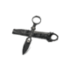 Benchmade Mini SOCP Fixed Blade Knife, 2.22in 440C Stainless Steel Spear Point Blade, Stainless Steel, Black Costed Handle, 177BK