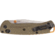 Benchmade Mini Taggedout, Axis Clip Point Knives, OD Green, 15534