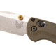 Benchmade Mini Taggedout, Axis Clip Point Knives, OD Green, 15534