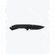 Benchmade Narrows Folding Knife, 3.43in, M390 Stainless Steel, Drop Point Blade, 6Al-4V Titanium, Black Handle, 748BK-01