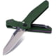 Benchmade Black Class Osborne Satin Automatic Folding Knife, 3.4 in, CPM-S30V, Reverse Tanto, 6061-T6 Aluminum, Olive Handle, Green, 9400