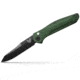 Benchmade Osborne Automatic Folding Knife, 3.4 in, CPM-S30V Steel, Tanto, Green, 9400BK