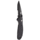 Benchmade Pardue Mini Drop Point Grip Folding Knife, Axs, Stud, Serrated Black Blade, 556SBK-S30V